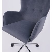 AksHome Bella XL (chrome Kiton 713 Graphite велюр/графит) Image #12