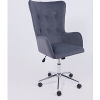 AksHome Bella XL (chrome Kiton 713 Graphite велюр/графит) Image #6