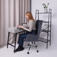 AksHome Bella XL (chrome Kiton 713 Graphite велюр/графит) Image #2