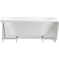 Wellsee Belle Spa 150x75 235701004 (пристенная ванна (левая) белый глянец, экран, каркас, сифон-автомат золото) Image #3