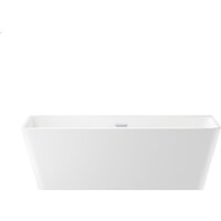 Wellsee Graceful Pro 168x80 230903001 (отдельностоящая ванна белый глянец, экран, ножки, сифон-автомат хром)
