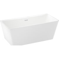Wellsee Graceful Pro 168x80 230903001 (отдельностоящая ванна белый глянец, экран, ножки, сифон-автомат хром) Image #2