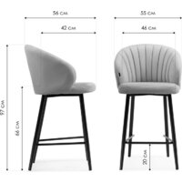 Woodville Бэнбу полубарный (Velutto 49/белый) Image #12