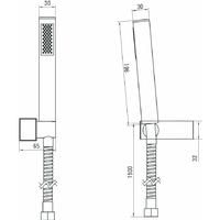 Deante Square NOQ 041K Image #2