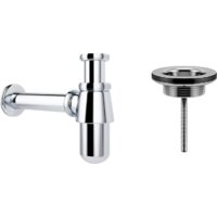 Wellsee Drainage System 182103005 (сифон, выпуск, хром)