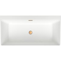 Wellsee Graceful Pro 150x77 230902004 (отдельностоящая ванна белый глянец, экран, ножки, сифон-автомат золото) Image #4