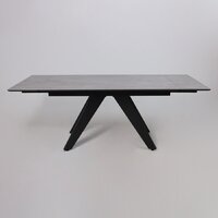 Lepremo AV 2122 МДФ+керамика раздвижной 1400-2000x850 (серый матовый Larka Grey/черный) Image #19