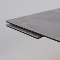 Lepremo AV 2122 МДФ+керамика раздвижной 1400-2000x850 (серый матовый Larka Grey/черный) Image #14