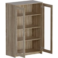 Mio Tesoro Сириус 2 двери со стеклом 78x123 2.02.03.390.3 (дуб сонома) Image #2