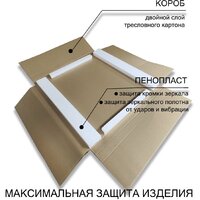Пекам Зеркало Greta 80x50 greta-80x50B (с подсветкой и бесконтактным сенсором) Image #11