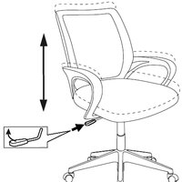 Бюрократ Burokids 1W 1920820 (песочный Sticks 02/пластик белый) Image #5