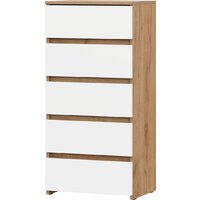 Mio Tesoro Некст 1 5 ящиков (дуб золотой/белый)