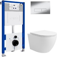 Lauter Vortex 2110830 с кнопкой 219701HD (узкая, хром) Image #1