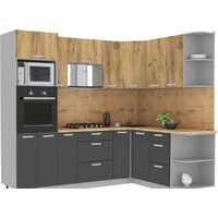 Интерлиния Мила Лайт 1.68x2.4 правая (дуб золотой/антрацит/дуб бунратти)