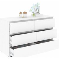 Кортекс-мебель Бари 120 6ш (белый/белый/белый) Image #2