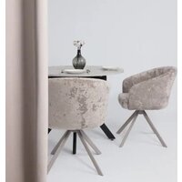 Стул с подлокотниками Мамадома Shelly-R 360 (m04 Grey Beige Lux/капучино) - Превью изображения №3 — Интернет-Магазин TECNO.BY