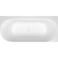 Wellsee Collaro 170x80 28910502R (пристенная ванна (правая) белый глянец, экран, ножки, сифон-автомат глянцевый белый) Image #4