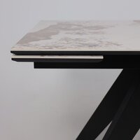 Lepremo AV 2122 МДФ+керамика раздвижной 1400-2000x850 (белый глянцевый Pandora/черный) Image #12