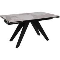 Lepremo AV 2122 МДФ+керамика раздвижной 1400-2000x850 (белый глянцевый Pandora/черный)