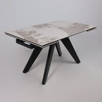 Lepremo AV 2122 МДФ+керамика раздвижной 1400-2000x850 (белый глянцевый Pandora/черный) Image #8