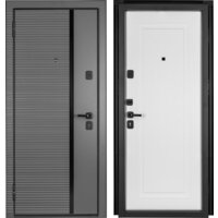 Guard MG75 МДФ/МДФ 87х205 левая (серый/белый ясень)