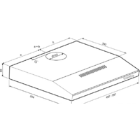 Krona Jessica slim 600 push button (черный) Image #2
