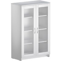 Mio Tesoro Сириус 2 двери со стеклом 78x123 2.02.03.390.1 (белый)