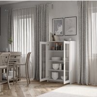 Mio Tesoro Сириус 2 двери со стеклом 78x123 2.02.03.390.1 (белый) Image #4