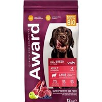 Award Adult All Breed для всех пород с ягненком, индейкой с добавлением яблока и черники 12 кг