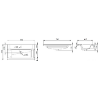 AM.PM Gem M90WCC0752WG 76x41.5 Image #5