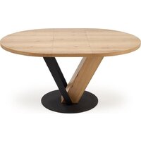 Halmar Fanis okragly 120-160/120/78 (натуральный/черный) Image #13