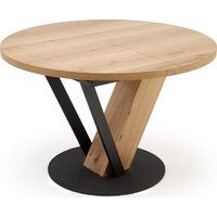 Halmar Fanis okragly 120-160/120/78 (натуральный/черный) Image #16