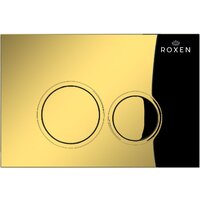 Унитаз подвесной Roxen Berg в комплекте с инсталляцией StounFix Dual Fresh 6 в 1 967246 (кнопка: золотая) - Превью изображения №2 — Интернет-Магазин TECNO.BY