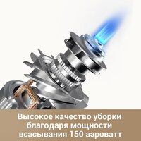 Пылесос Dreame Cordless Vacuum Cleaner R10 Pro Aqua - Превью изображения №6 — Интернет-Магазин TECNO.BY