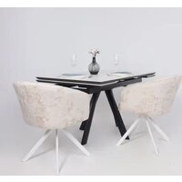 Стул с подлокотниками Мамадома Shelly-R 360 (m02 Pearl Lux/белый) - Превью изображения №4 — Интернет-Магазин TECNO.BY