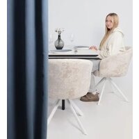 Стул с подлокотниками Мамадома Shelly-R 360 (m02 Pearl Lux/белый) - Превью изображения №2 — Интернет-Магазин TECNO.BY