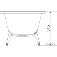 White Wave Classic L-1700 170x75 Image #4