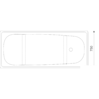 White Wave Classic L-1700 170x75 Image #2