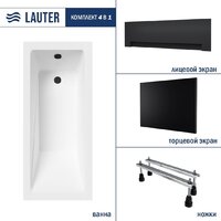 Lauter Estelle 170х70 21206070 (с ножками, лицевым черным и торцевым экраном) Image #2