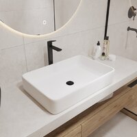 Умывальник Lauter 21842 + клапан 21190B + сифон 21635B (черный матовый) - Превью изображения №4 — Интернет-Магазин TECNO.BY