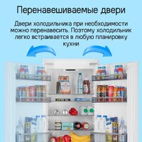 Холодильник MAUNFELD MBF177SWGR Inverter - Превью изображения №21 — Интернет-Магазин TECNO.BY