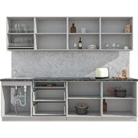 Интерлиния Мила Матте 2.7 А (белый/черный/дуб бунратти) Image #2