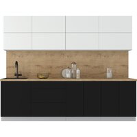 Интерлиния Мила Матте 2.7 А (белый/черный/дуб бунратти)