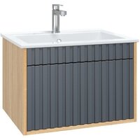 Onika Тумба под умывальник Дайлер 60 106151 (графит/дуб сонома)