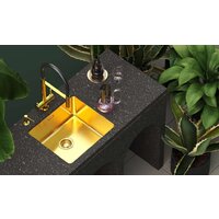 Кухонная мойка Omoikiri Tadzava 49-U/I-LG 4993263 (светлое золото) - Превью изображения №2 — Интернет-Магазин TECNO.BY