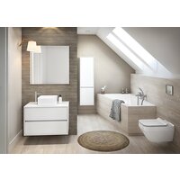 Ванна Cersanit Crea 180x80 P-WP-CREA-180NL с сифоном Prime 64287 (без ножек, сифон черный) - Превью изображения №6 — Интернет-Магазин TECNO.BY
