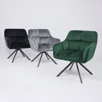 AksHome Virginia (темно-зеленый велюр HCJ-19/черный) Image #5