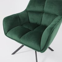 AksHome Virginia (темно-зеленый велюр HCJ-19/черный) Image #13