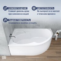 Lauter Geneva 170x105 2103170L (с каркасом и сифоном 21Y11030 хром) Image #4