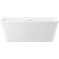 Wellsee Graceful Pro 150x77 230902001 (отдельностоящая ванна белый глянец, экран, ножки, сифон-автомат хром) Image #1
